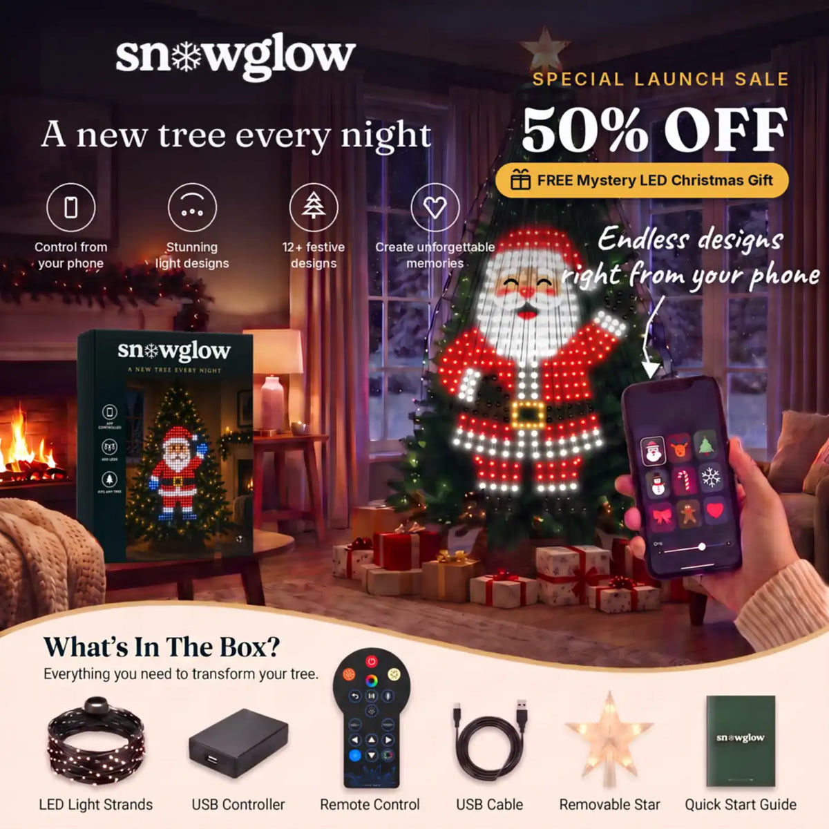 Snowglow™ -  Christmas Tree LED Lights